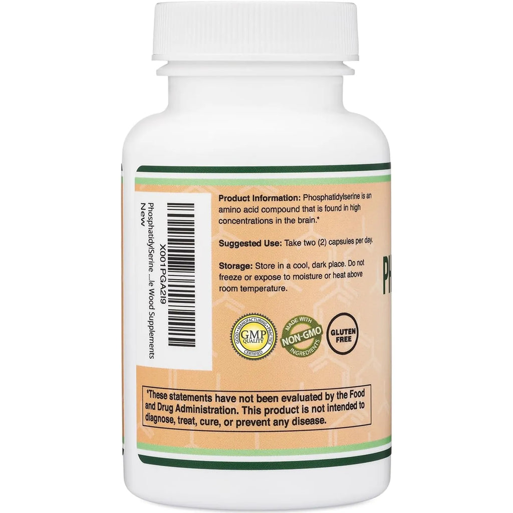 Double Wood fosfatidilserina 150 mg 120 capsulas