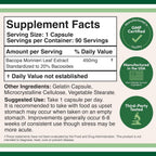 Double Wood Bacopa Monnieri 450 mg 90 Cápsulas