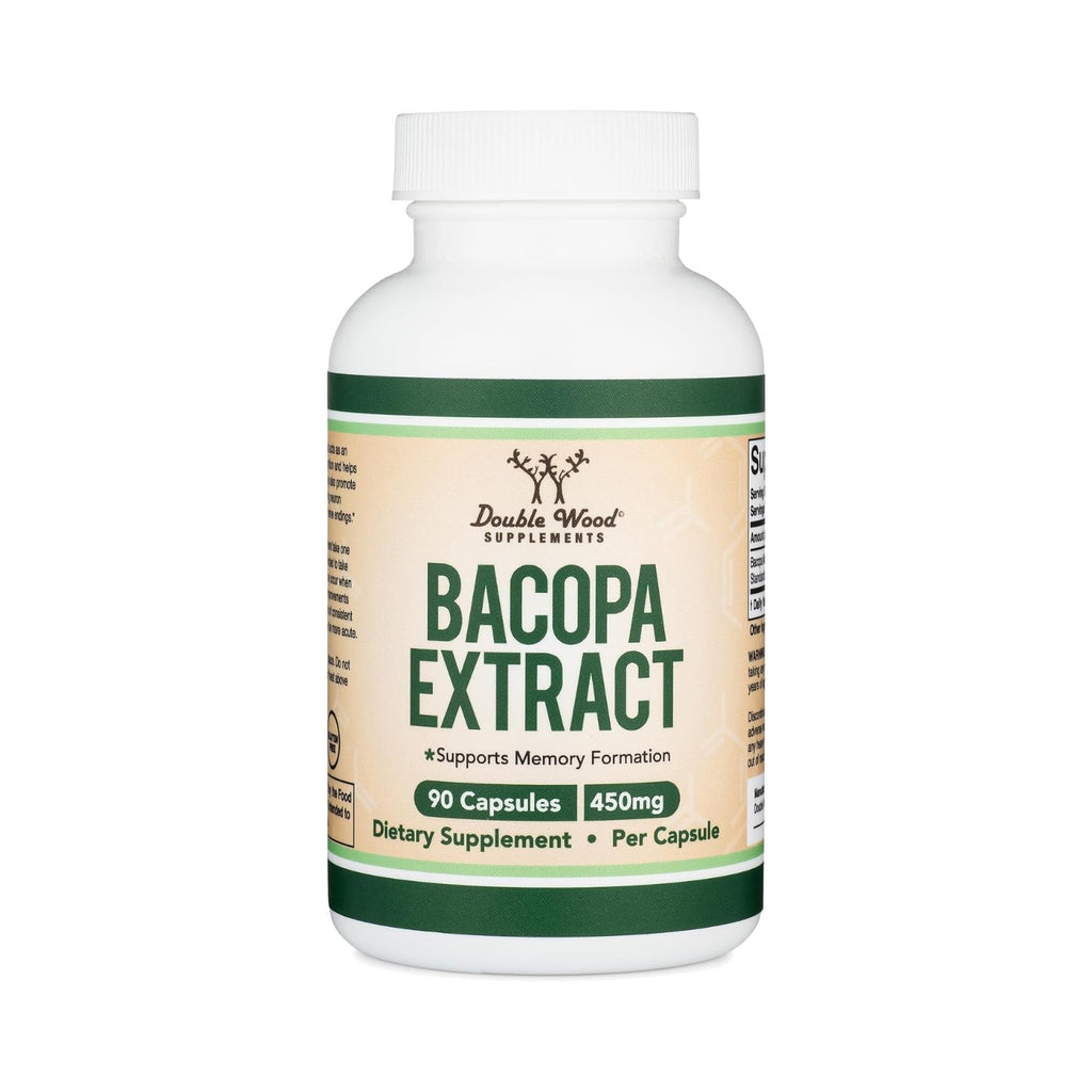 Double Wood Bacopa Monnieri 450 mg 90 Cápsulas