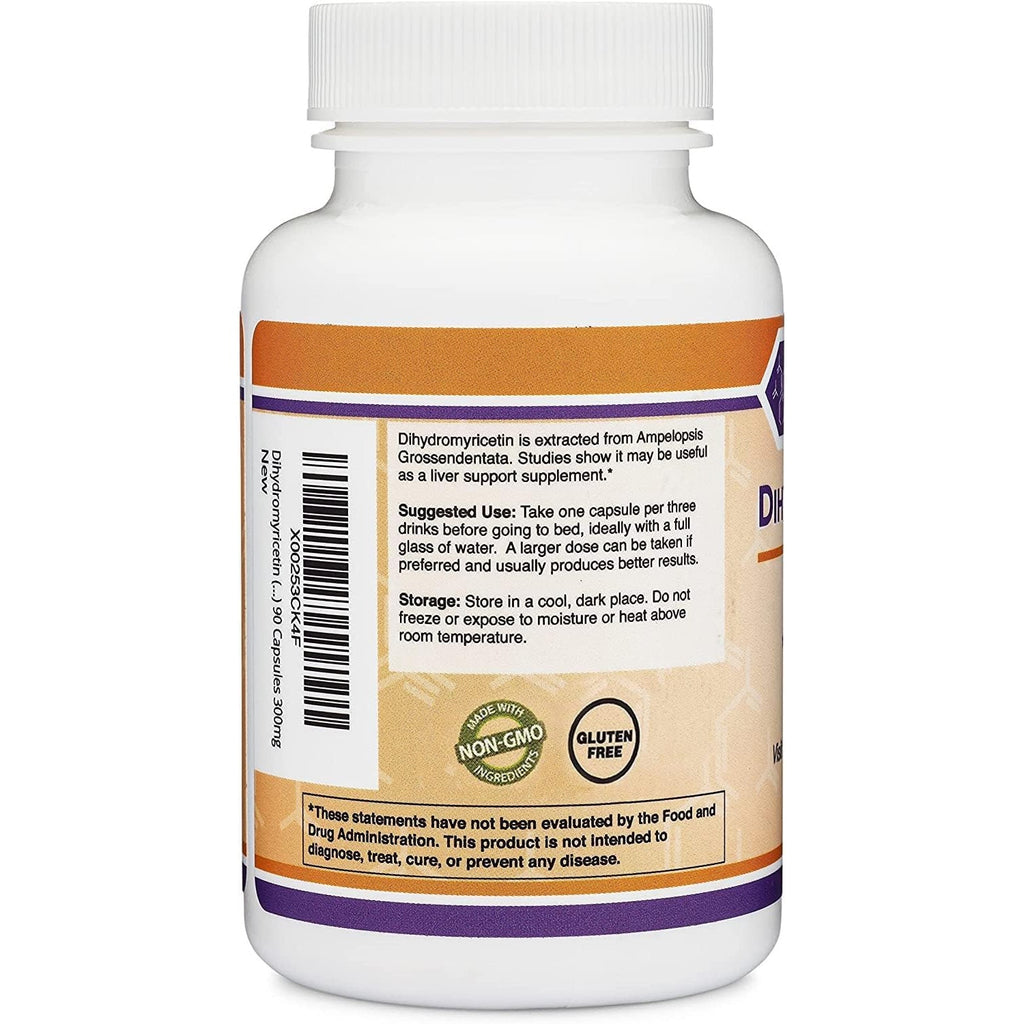 Double Wood Dihidromiricetina (DHM) 300 mg 90 Cápsulas
