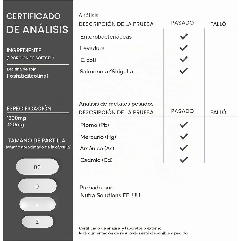 Double Wood Complejo de fosfatidilcolina 1200mg 210sgels