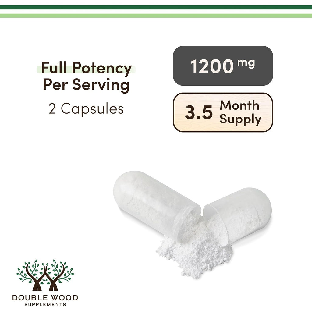 Double Wood L-citrulina 1200 mg por Porción 210 Cápsulas