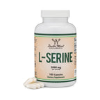 Double Wood L-Serina 500 mg 180 Cápsulas Vegetales