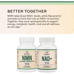 Double Wood NMN Nicotinamida Mononucleótido 250 mg 60 Cápsulas