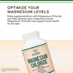 Double Wood Cloruro de Magnesio 500 mg 180 Cápsulas