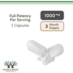 Double Wood Cloruro de Magnesio 500 mg 180 Cápsulas