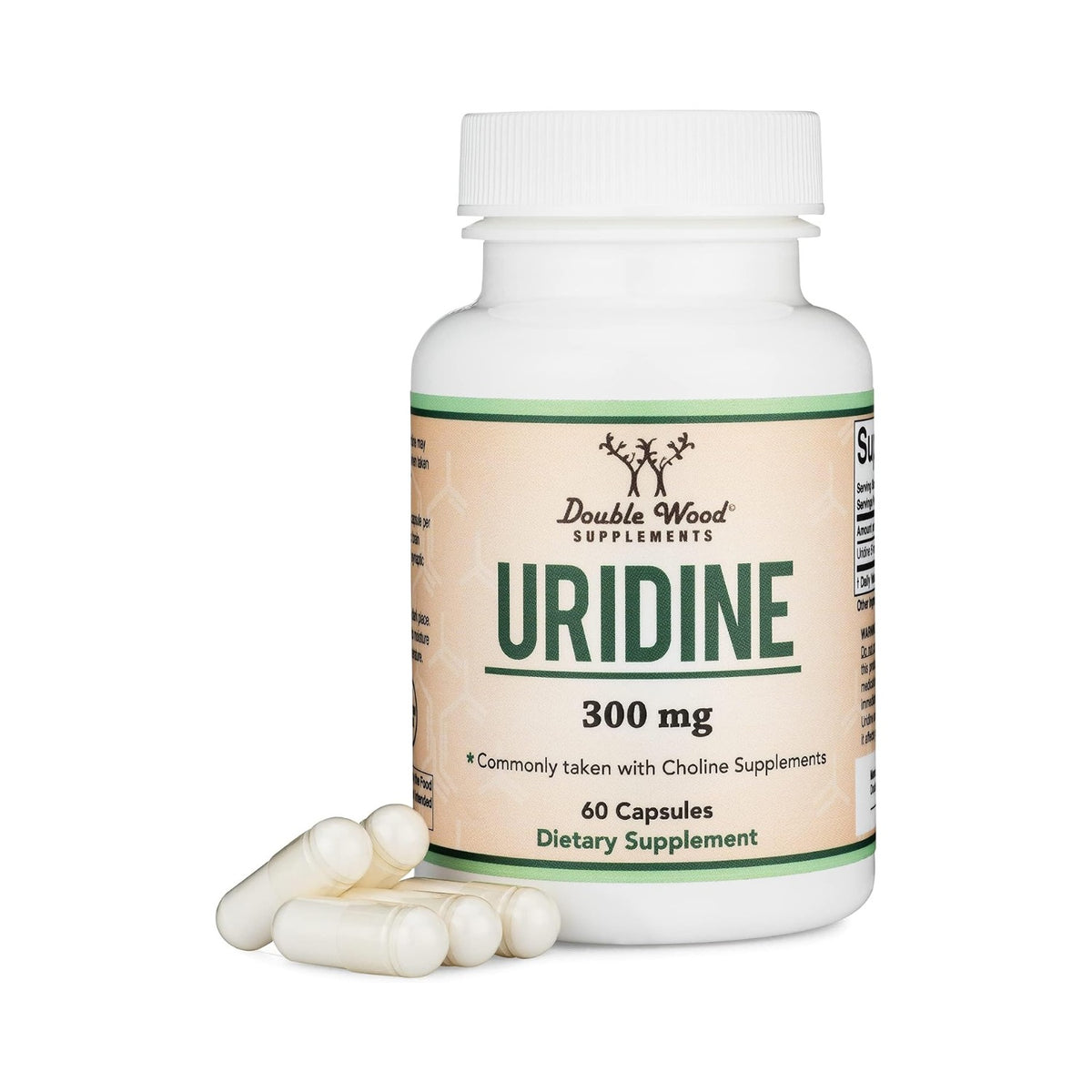 Double Wood Uridina Monofosfato 300 mg 60 Cápsulas