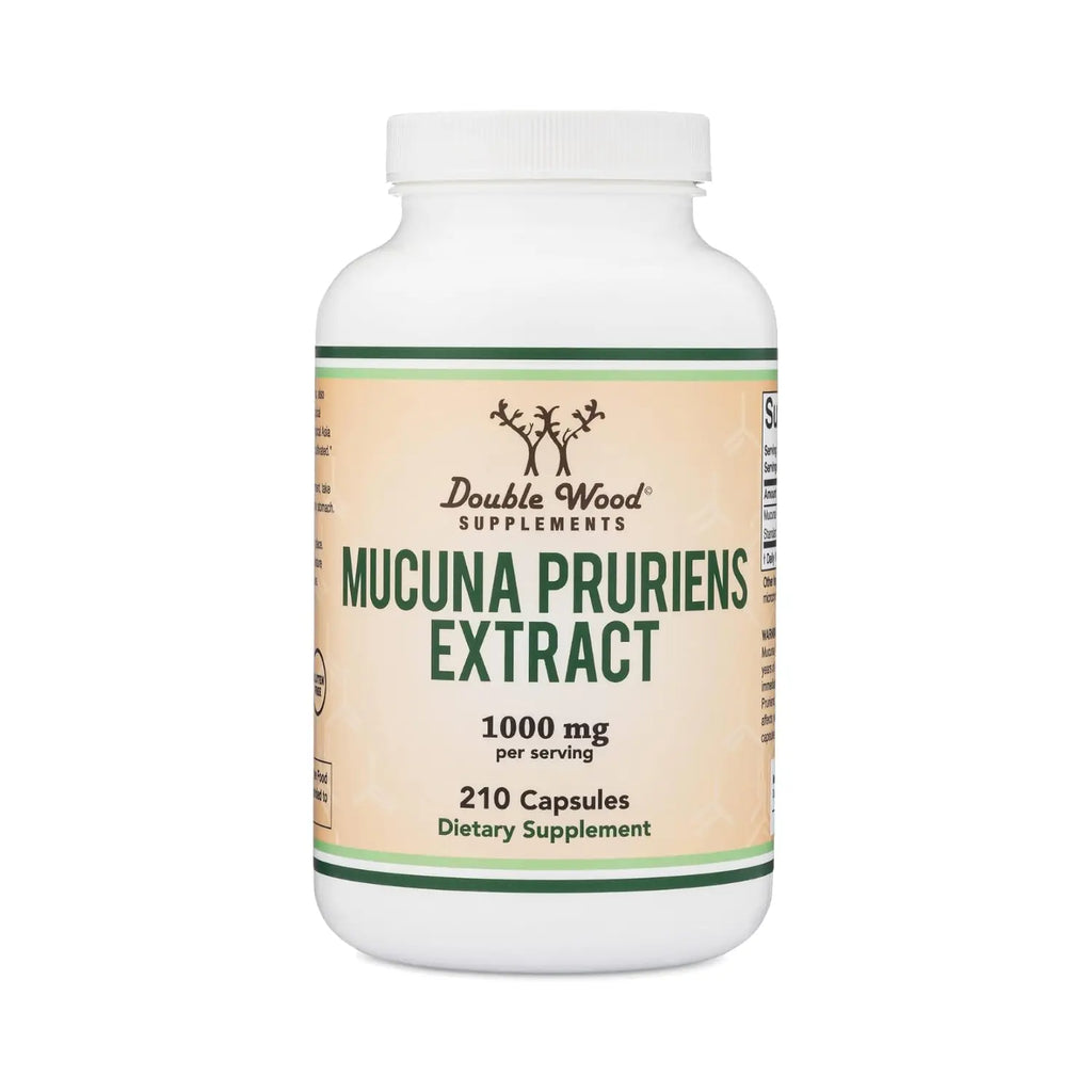 Double Wood Extracto De Mucuna Pruriens 500 Mg, 210 Caps Sfn