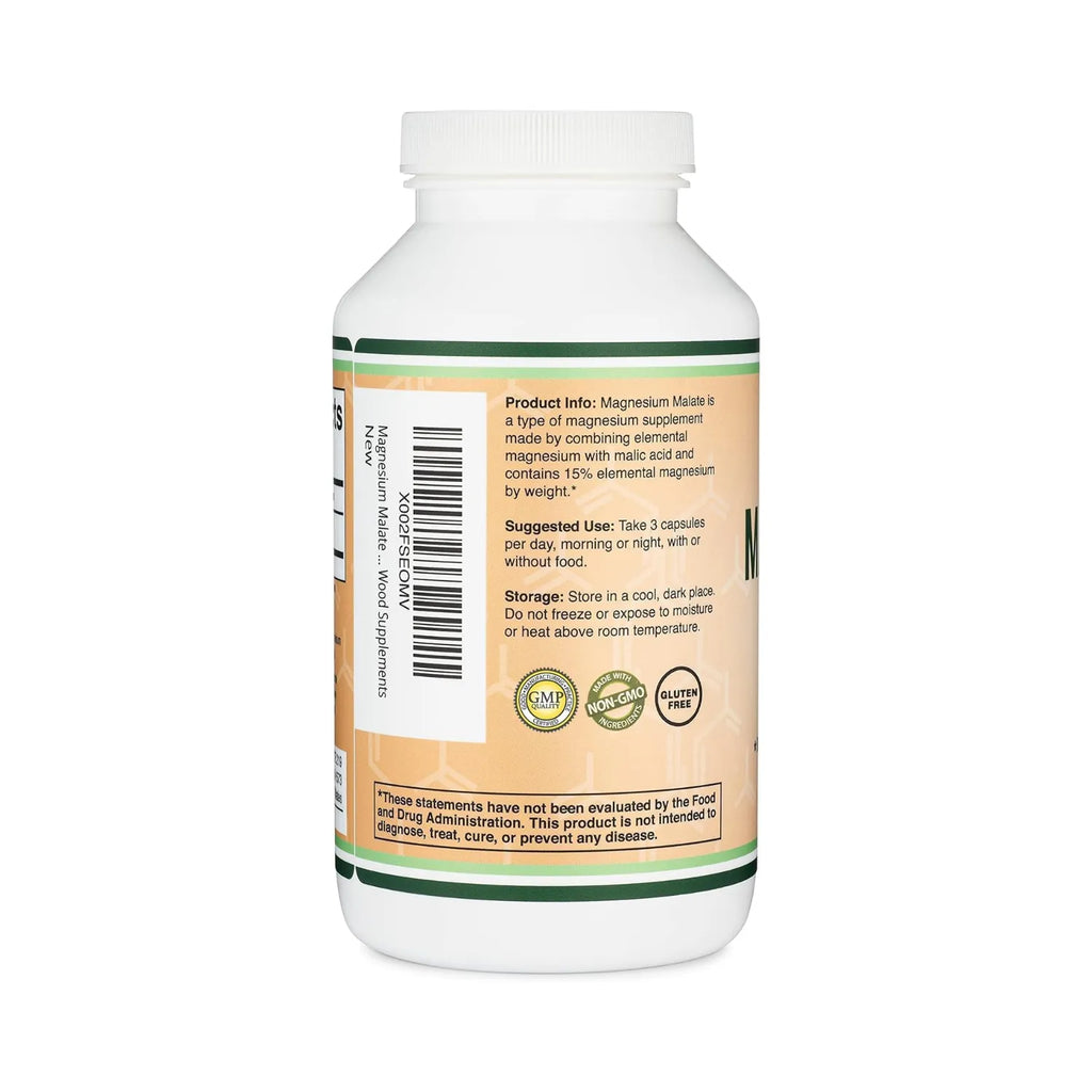 Double Wood Malato De Magnesio 500 Mg 420 Caps Sfn