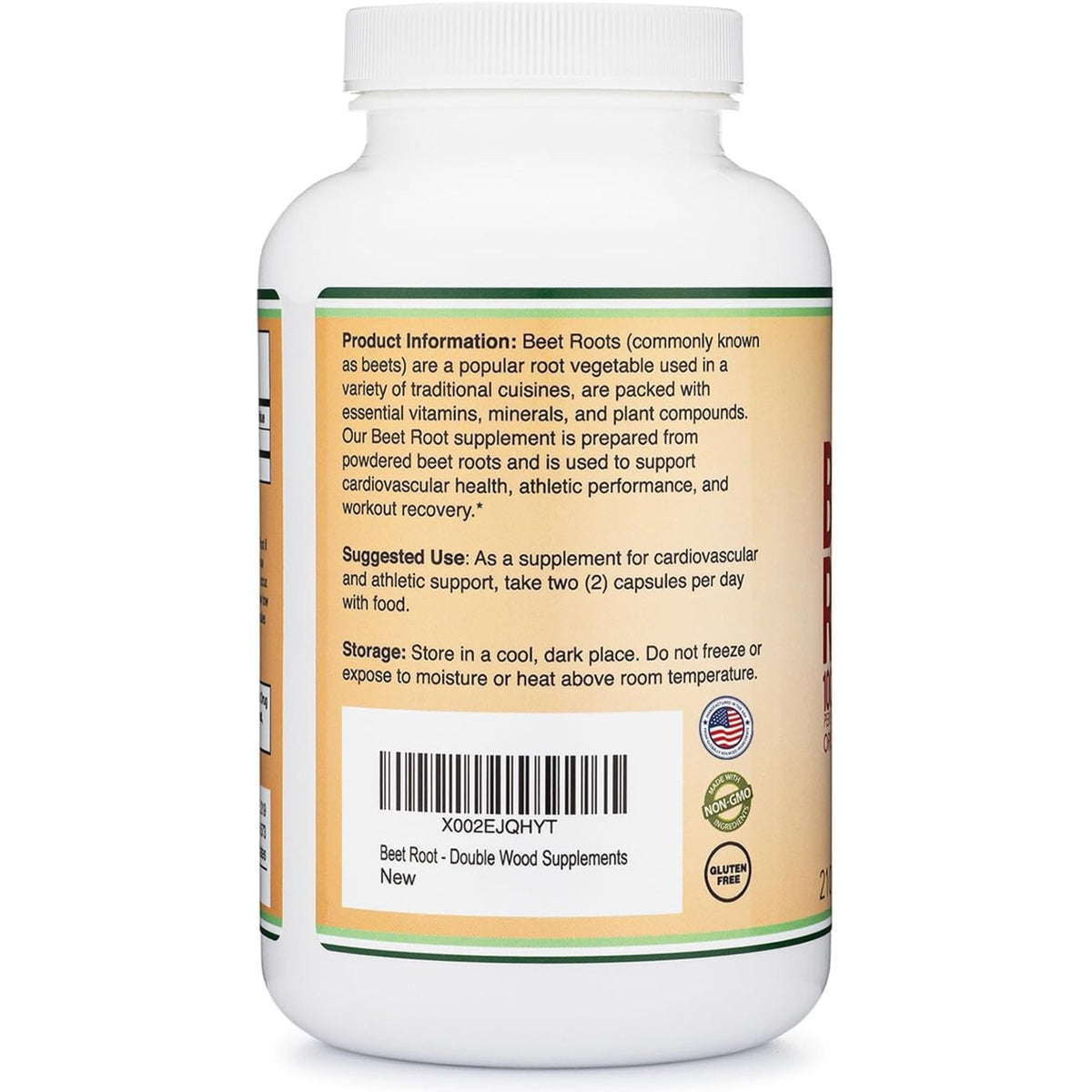 Double Wood Raíz de Remolacha 500 mg 210 Cápsulas Vegetales