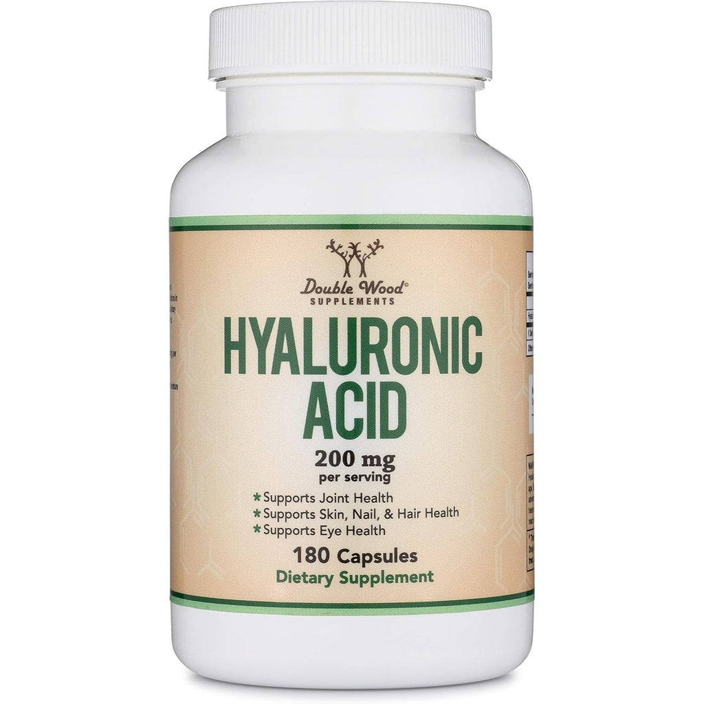 Double Wood Ácido Hialurónico 100 mg 180 Cápsulas