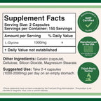 Double Wood Supplements Suplemento De Glicina 300 cáp sfn