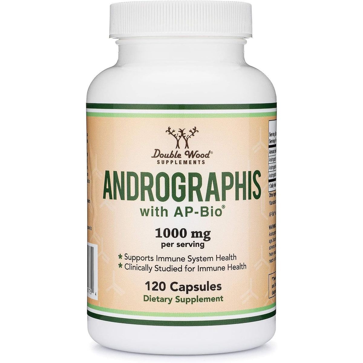 Double Wood Andrographis AP-Bio 1000 mg 120 Cápsulas
