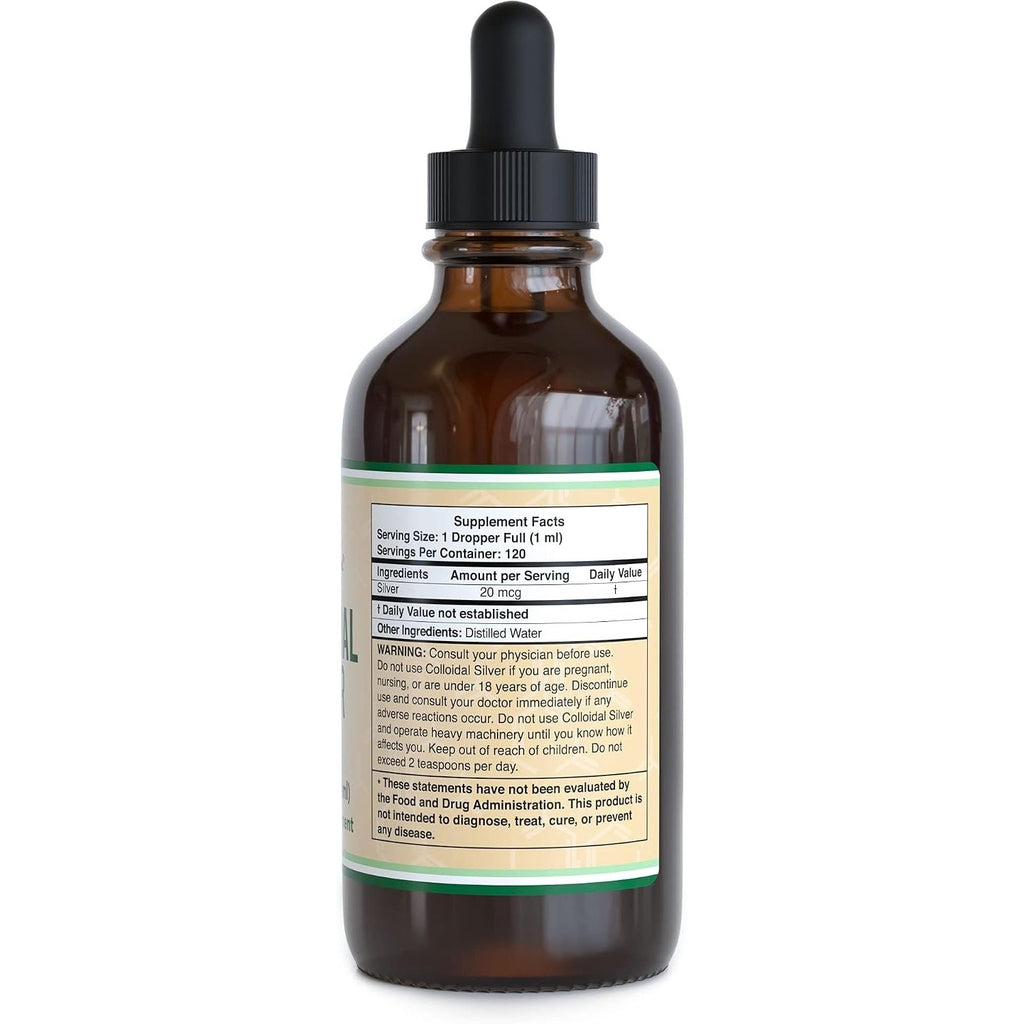 Double Wood Plata Coloidal 20 PPM Líquido 120 ml