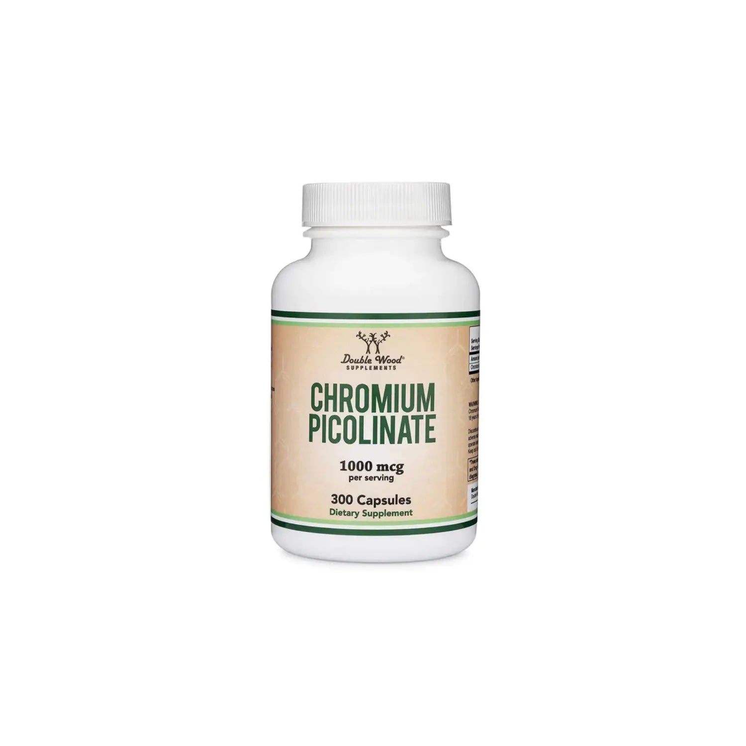 DOUBLE WOOD Chromium Picolinate 500 mcg con 300 caps sfn