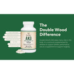 Double Woods Akg ácido Alfa Cetoglutárico) 180 Caps500mg sfn