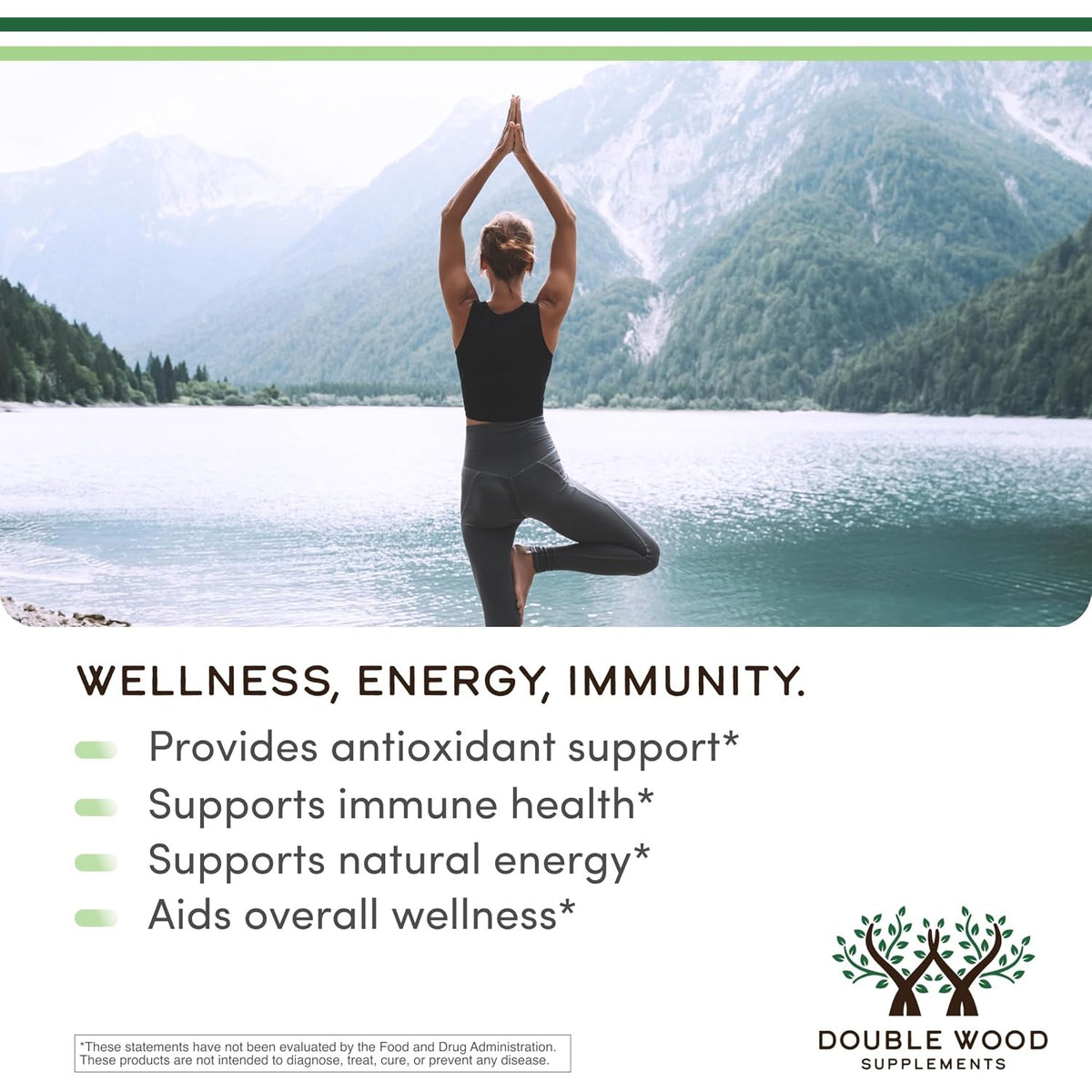 Double Wood Espirulina Azul 30 g Altamente Nutritiva