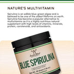 Double Wood Espirulina Azul 30 g Altamente Nutritiva