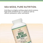 Double Wood Irish Moss Musgo Marino 1200 mg 180 Cápsulas