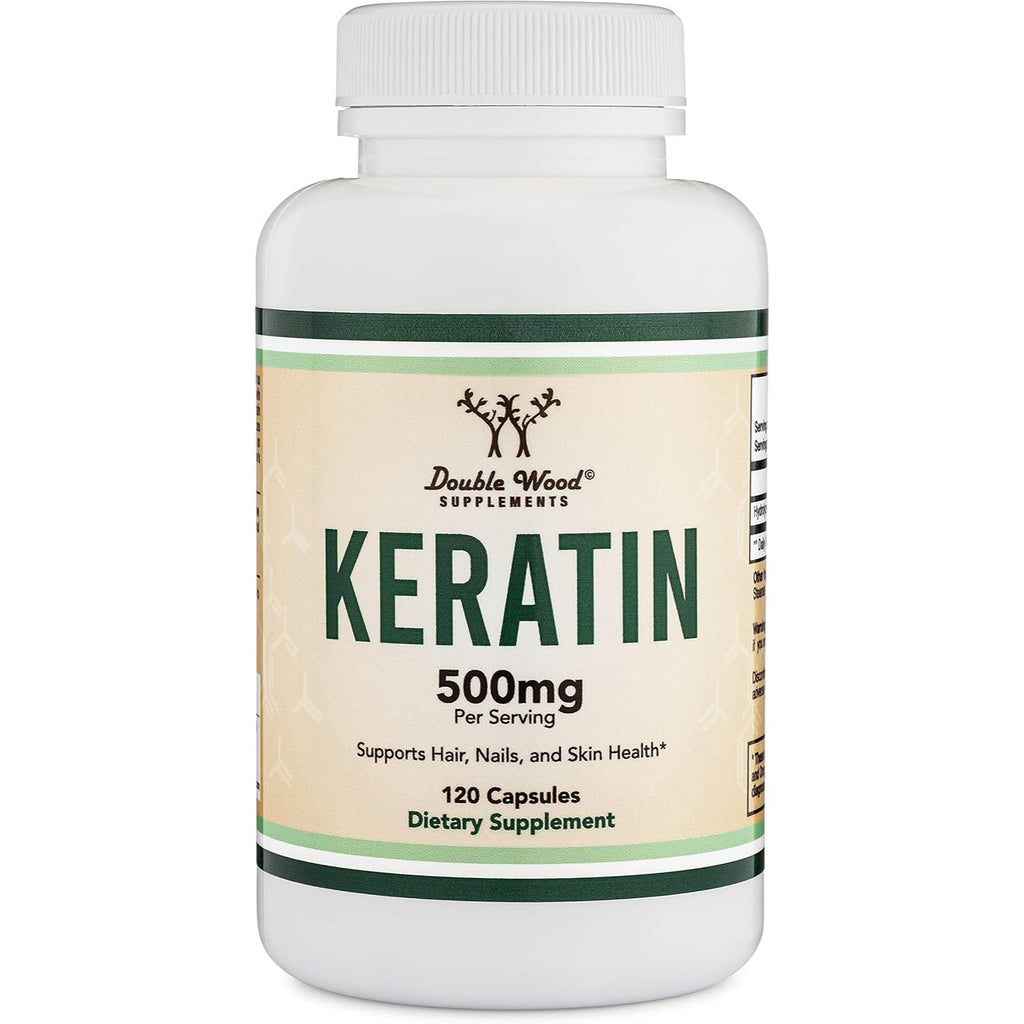 Double Wood Queratina 500 mg 120 Cápsulas