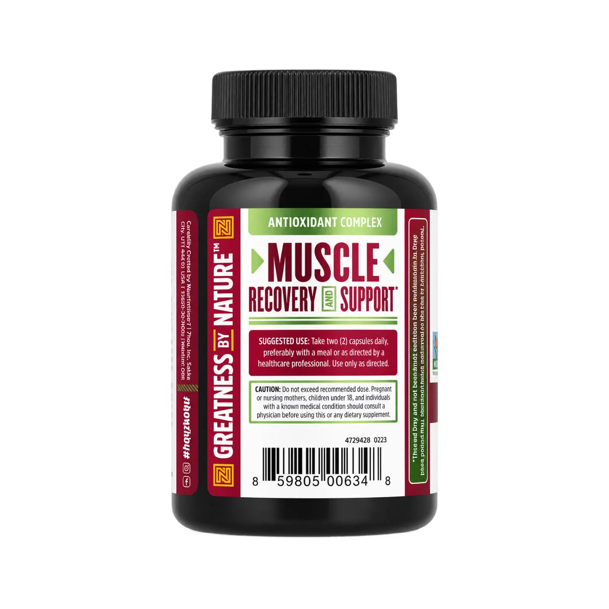 ZHOU Nutrition Cereza Agria y Semilla de Apio Sabor Cereza 60 Cápsulas Vegetales | 1,000 mg de Extracto de Cereza Agria por Porción | Apoyo antioxidante y bienestar articular | Con Semilla de Apio | Suplemento alimenticio