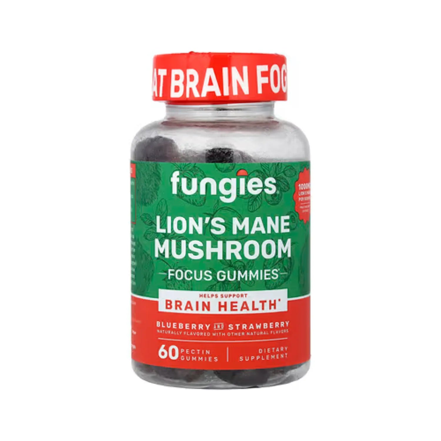 Fungies Lion's Mane Mushroom Gummie 60 gomitas sfn