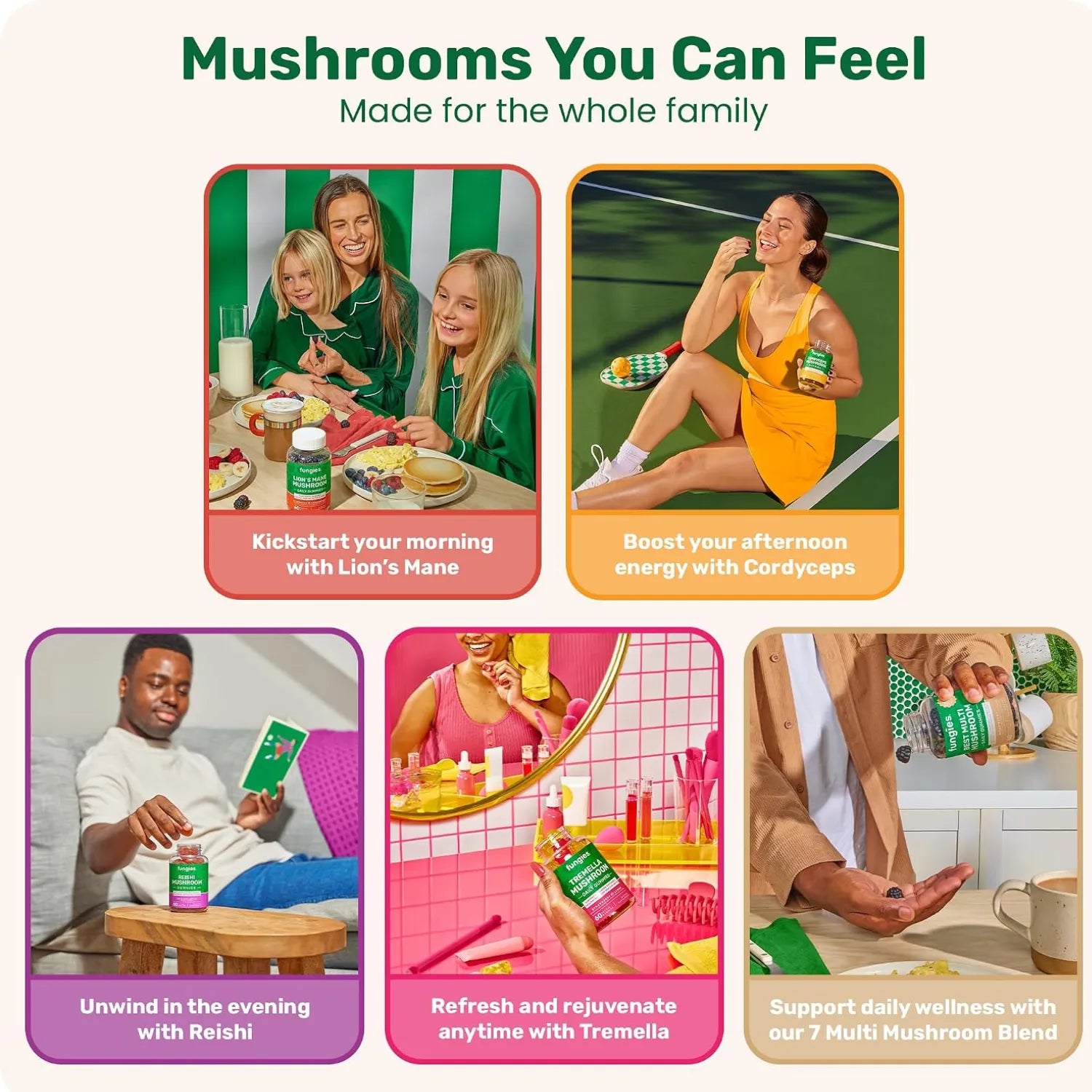 Fungies Cordycep Mushroom Gummie 60 gomitas sfn