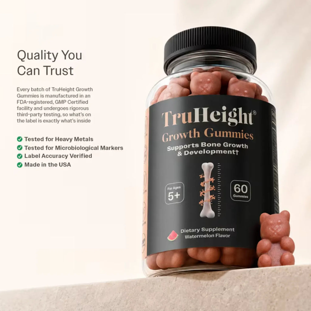 TruHeight Growth Gummy Watermelon 60 Gomitas