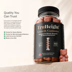 TruHeight Growth Gummy Watermelon 60 Gomitas