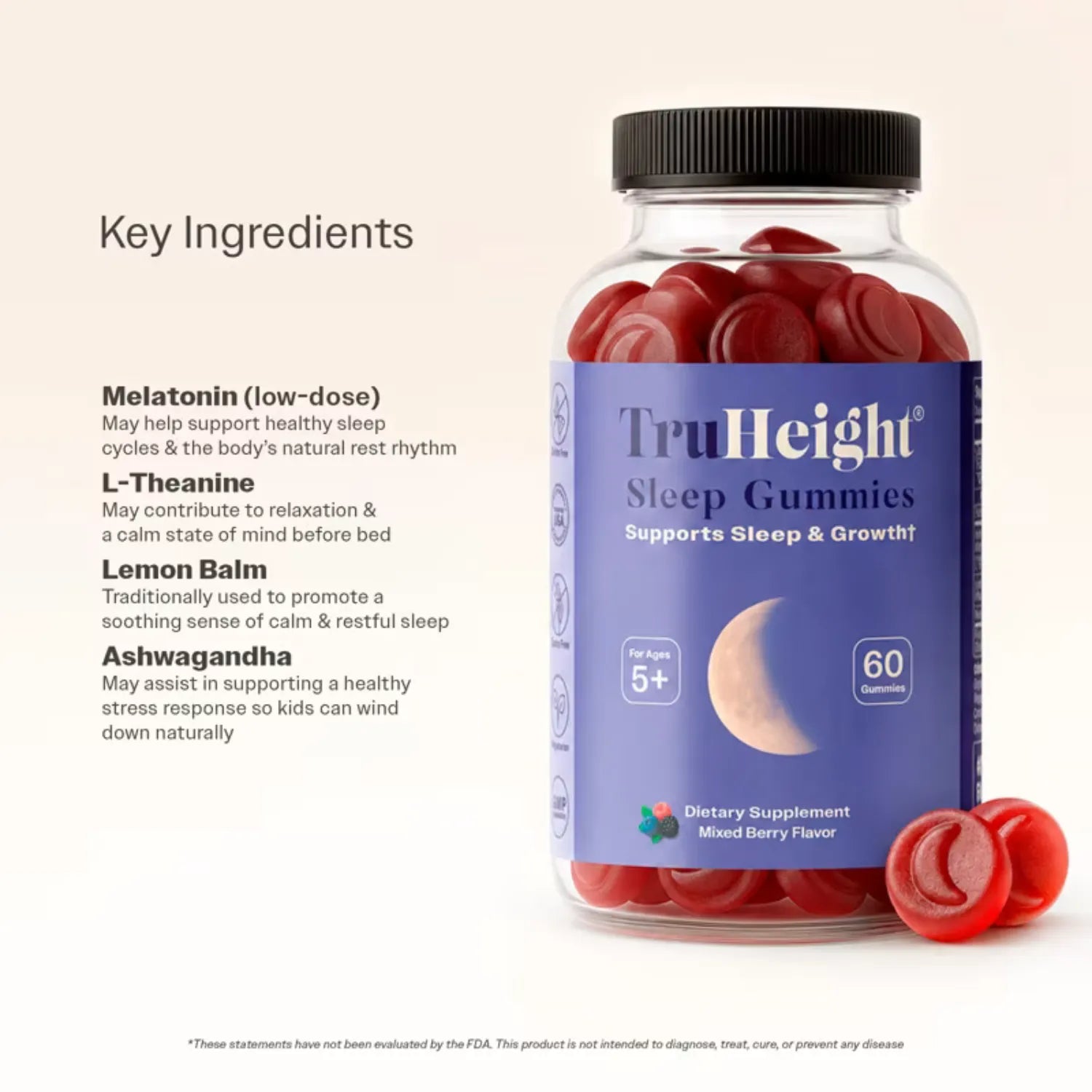 TruHeight Sleep 60 gummy