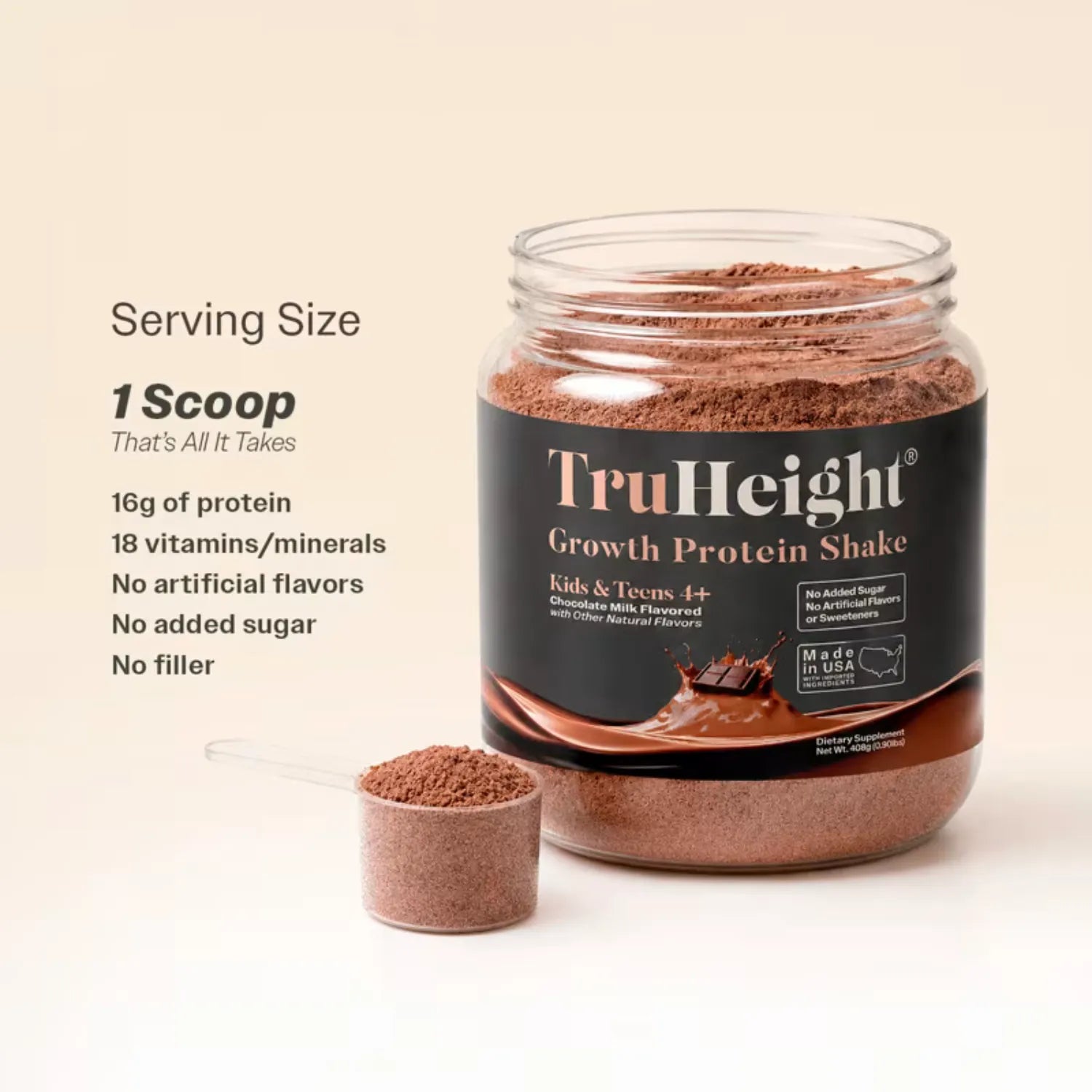TruHeight Growth Protein Shake - Chocolate