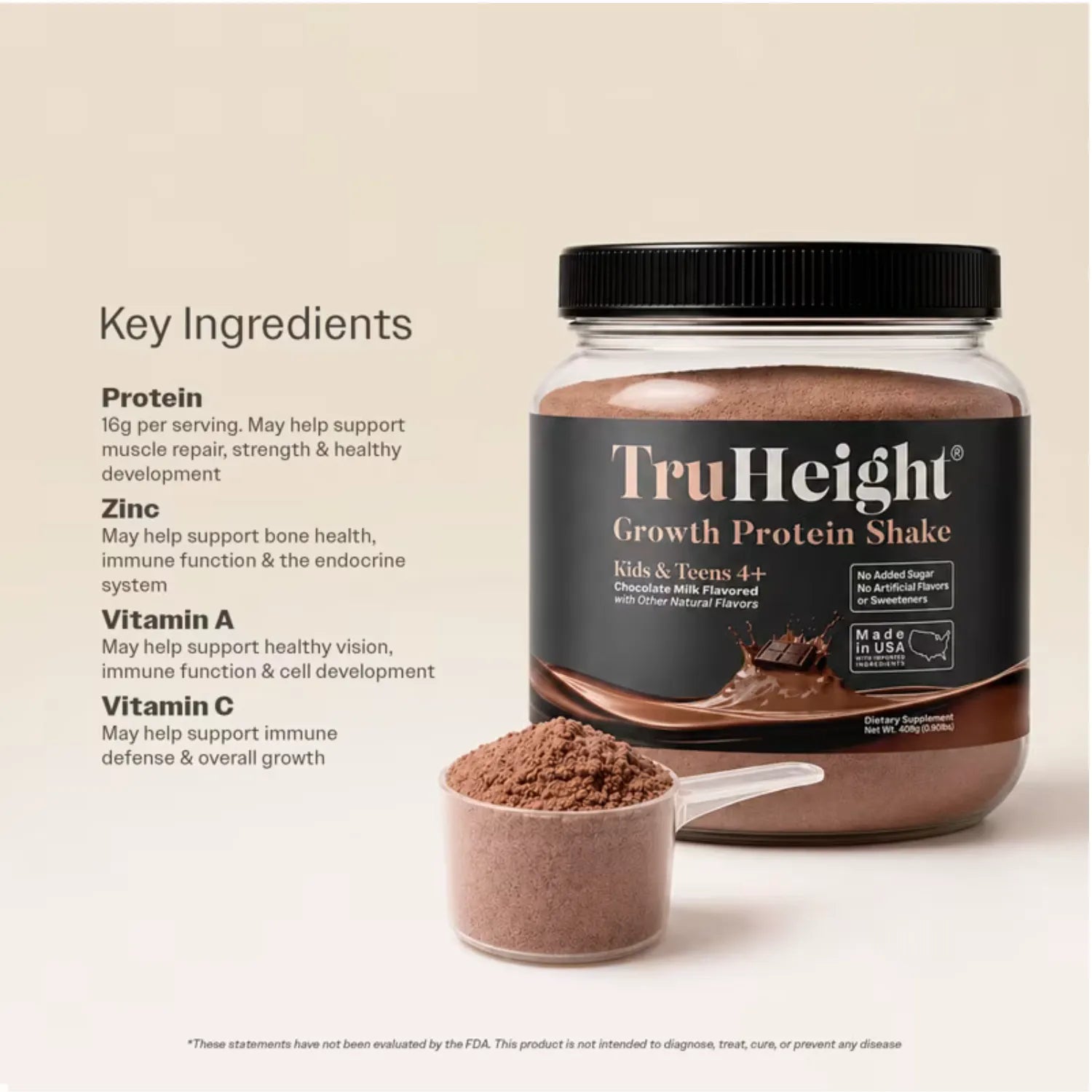 TruHeight Growth Protein Shake - Chocolate