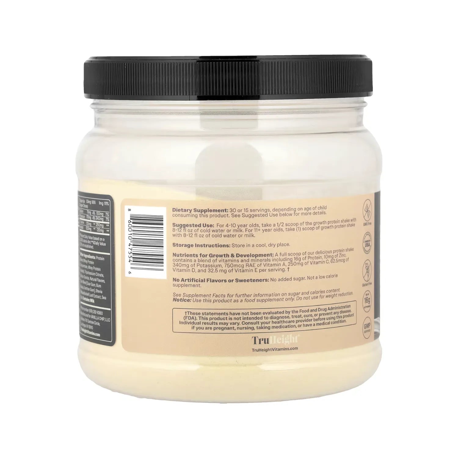 TruHeight Growth Protein Shake - Vanilla