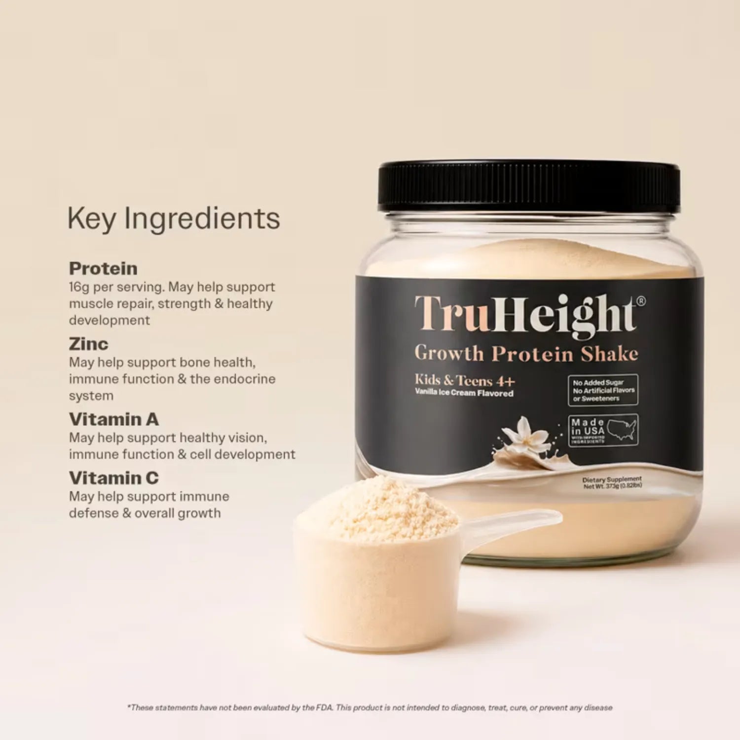 TruHeight Growth Protein Shake - Vanilla
