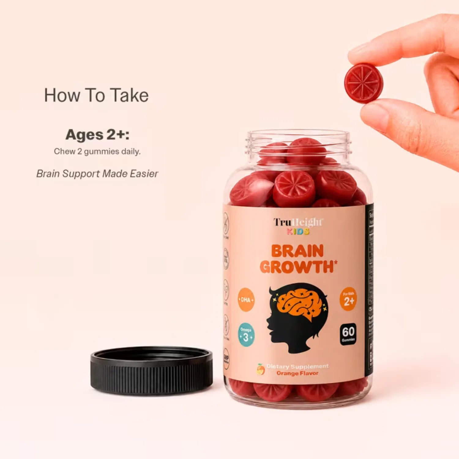 TruHeight Brain Growth 60 Gomitas
