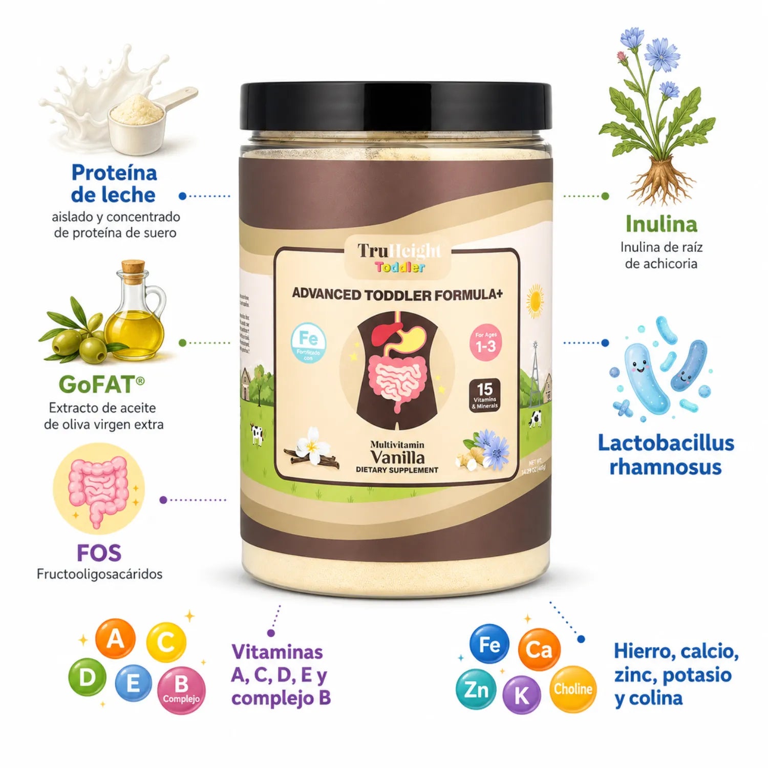 TruHeight Toddler Advanced Formula+ - Vanilla