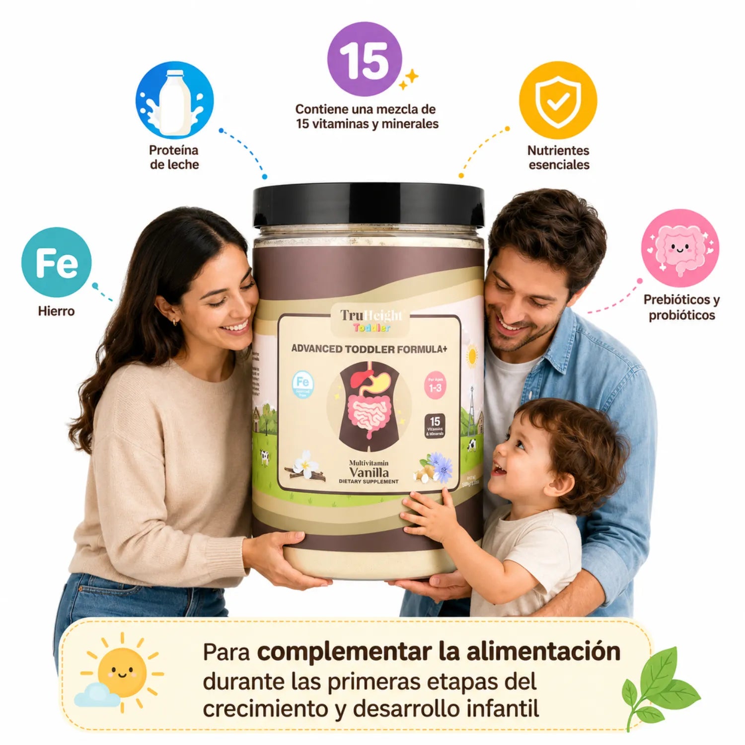 TruHeight Toddler Advanced Formula+ - Vanilla