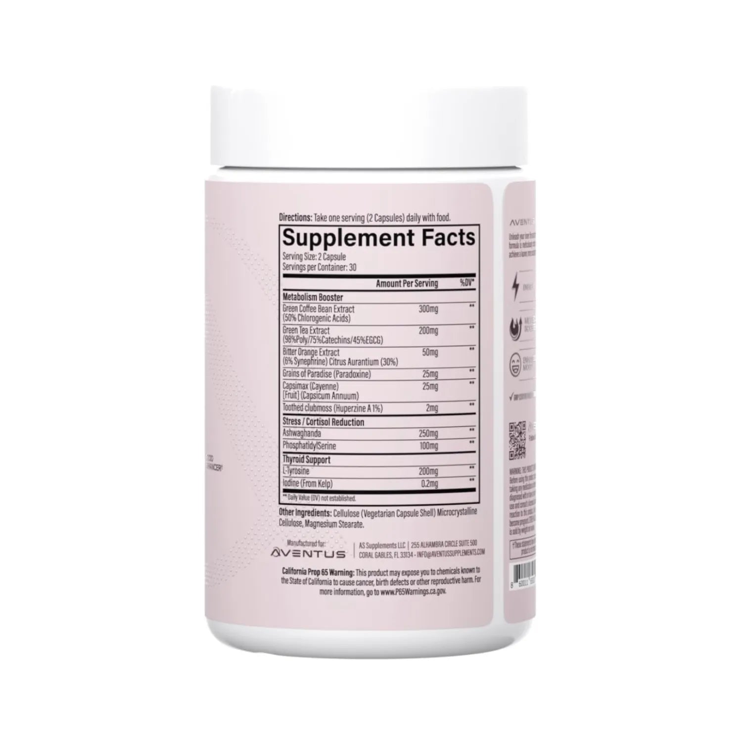 Aventus FAT Burner Fórmula Termogénica 60 Capsulas