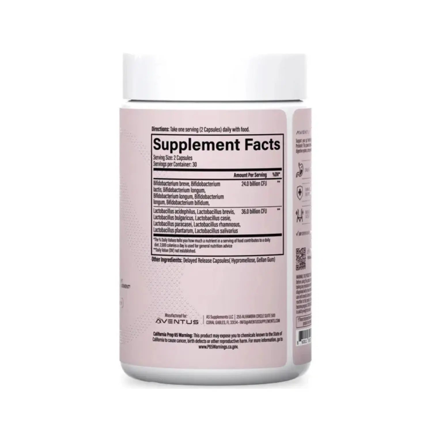 Aventus Probiotic Caps - 30 serv