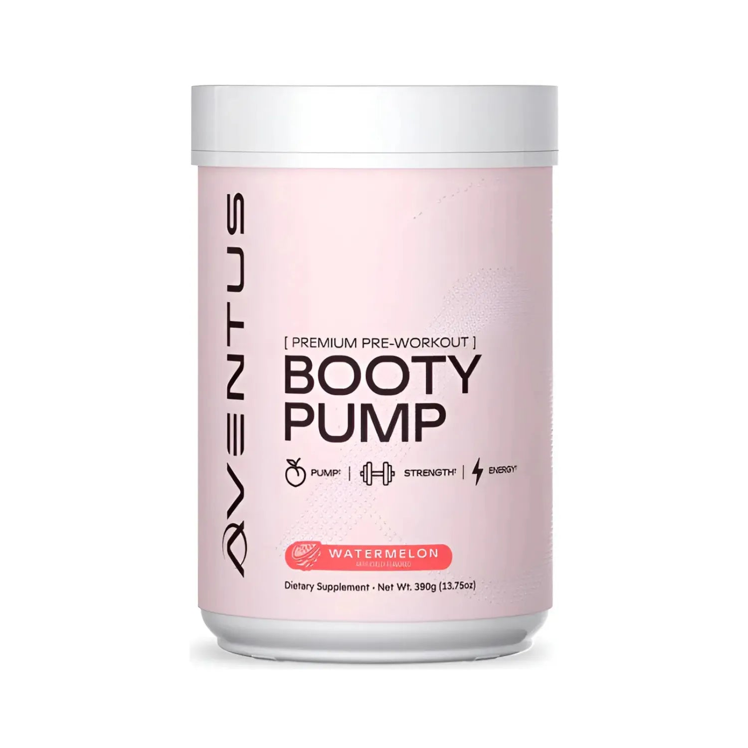 Aventus Premium Pre-workout Booty Pump Sabor Sandia 390g