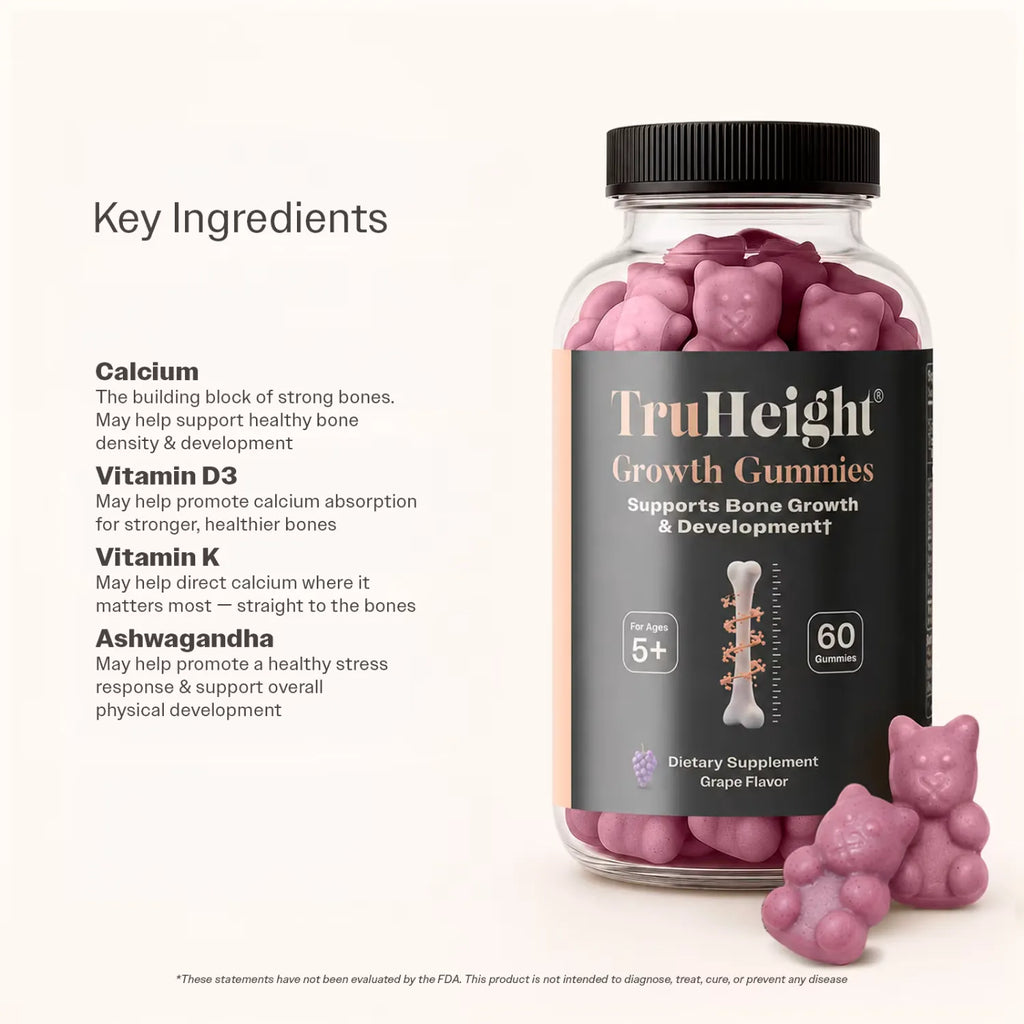 TruHeight Growth Gummy Grape 60 Gomitas