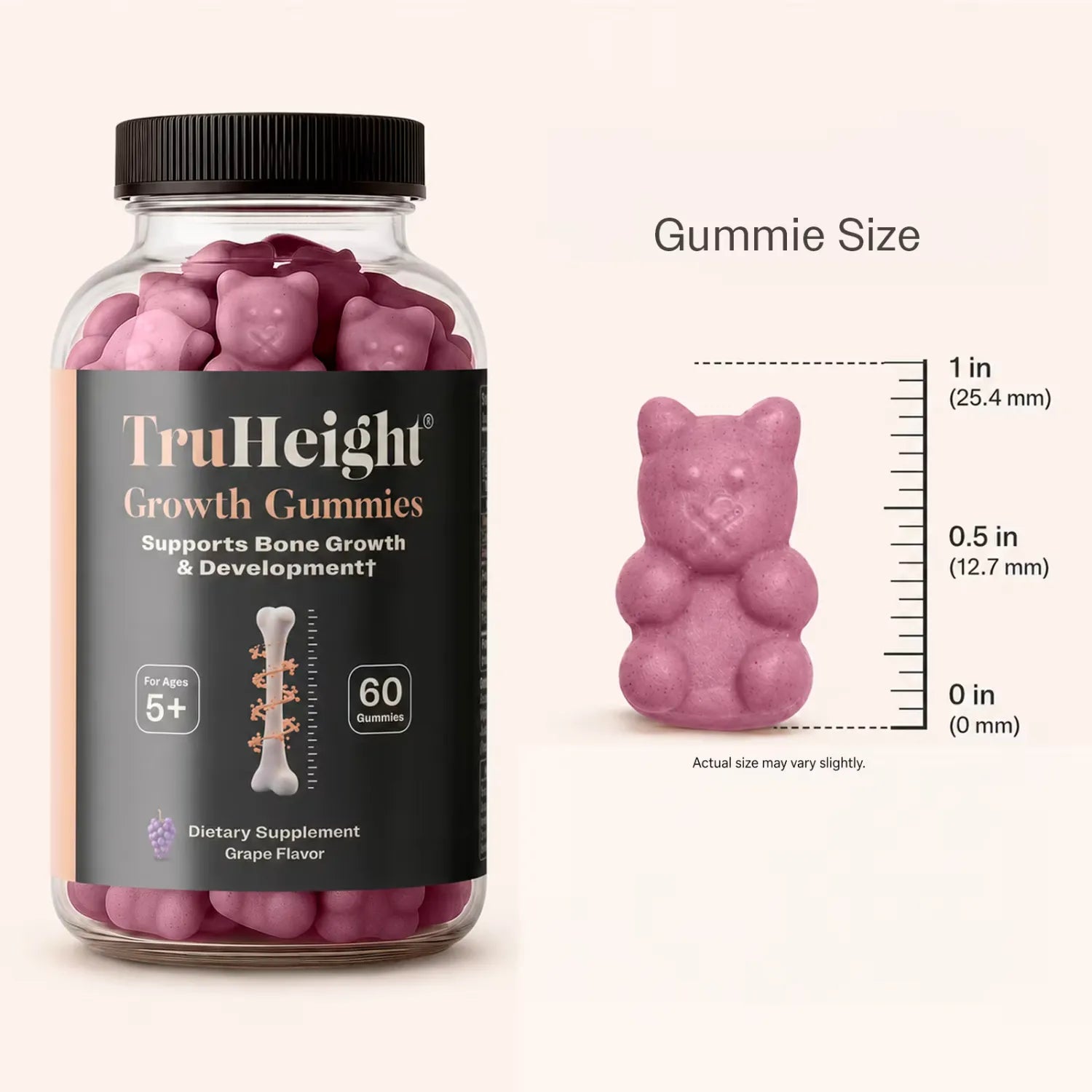 TruHeight Growth Gummy Grape 60 Gomitas