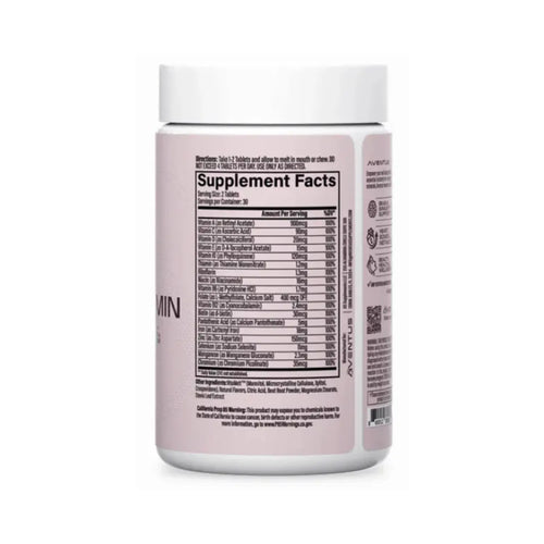 Aventus Multivitamínico para Mujeres 60 Tabletas Masticables