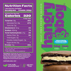 HANGRYBOY | Snack Proteico Galletas Sándwich Variedad de Sabores | 12 Piezas de 65 g | 14 g de Proteína por Pieza | Apoyo Nutricional y Muscular