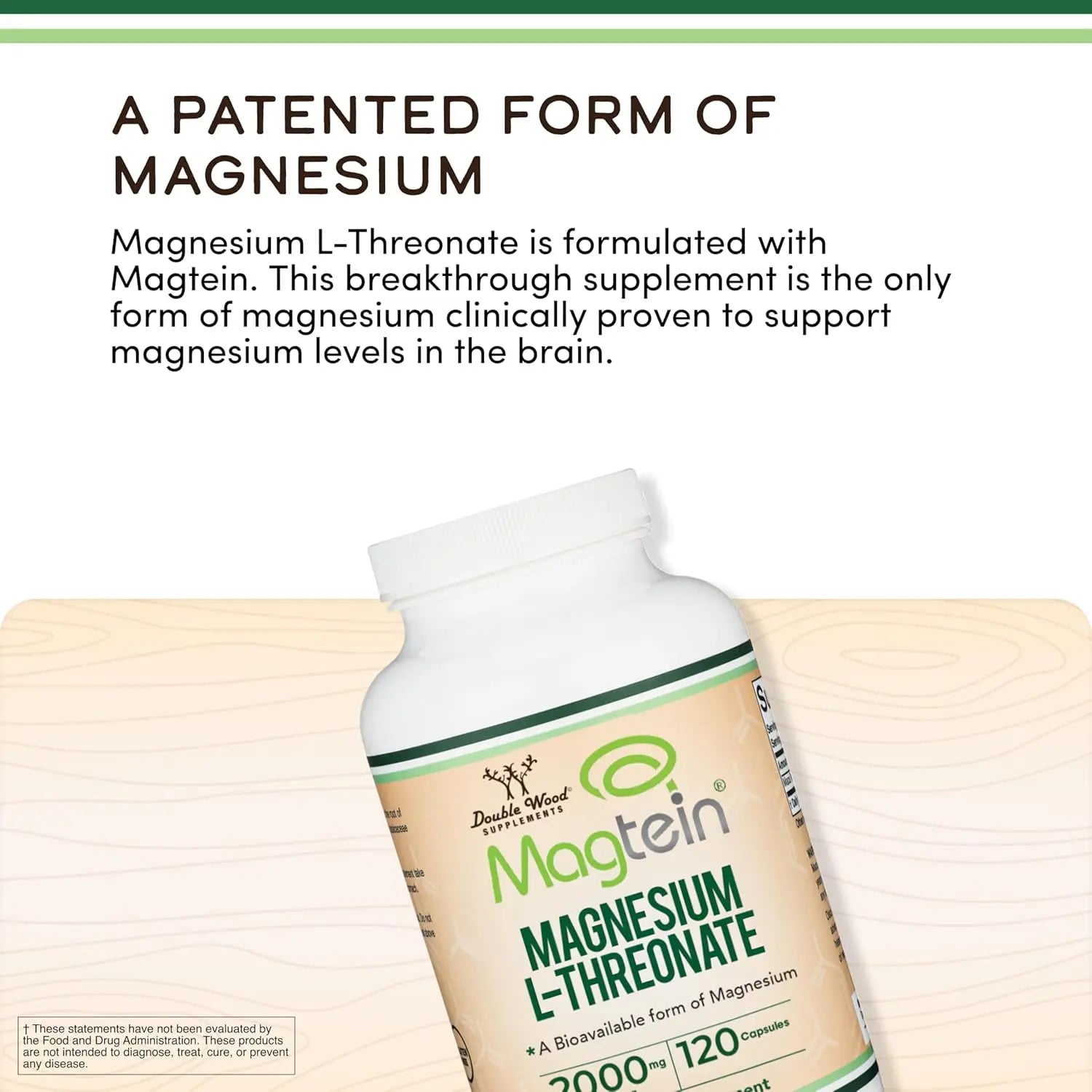 Double Wood Magnesio L- threonato magtein