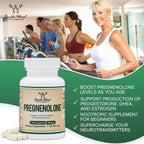 Double Wood Pregnenolona 100 mg 120 Cápsulas