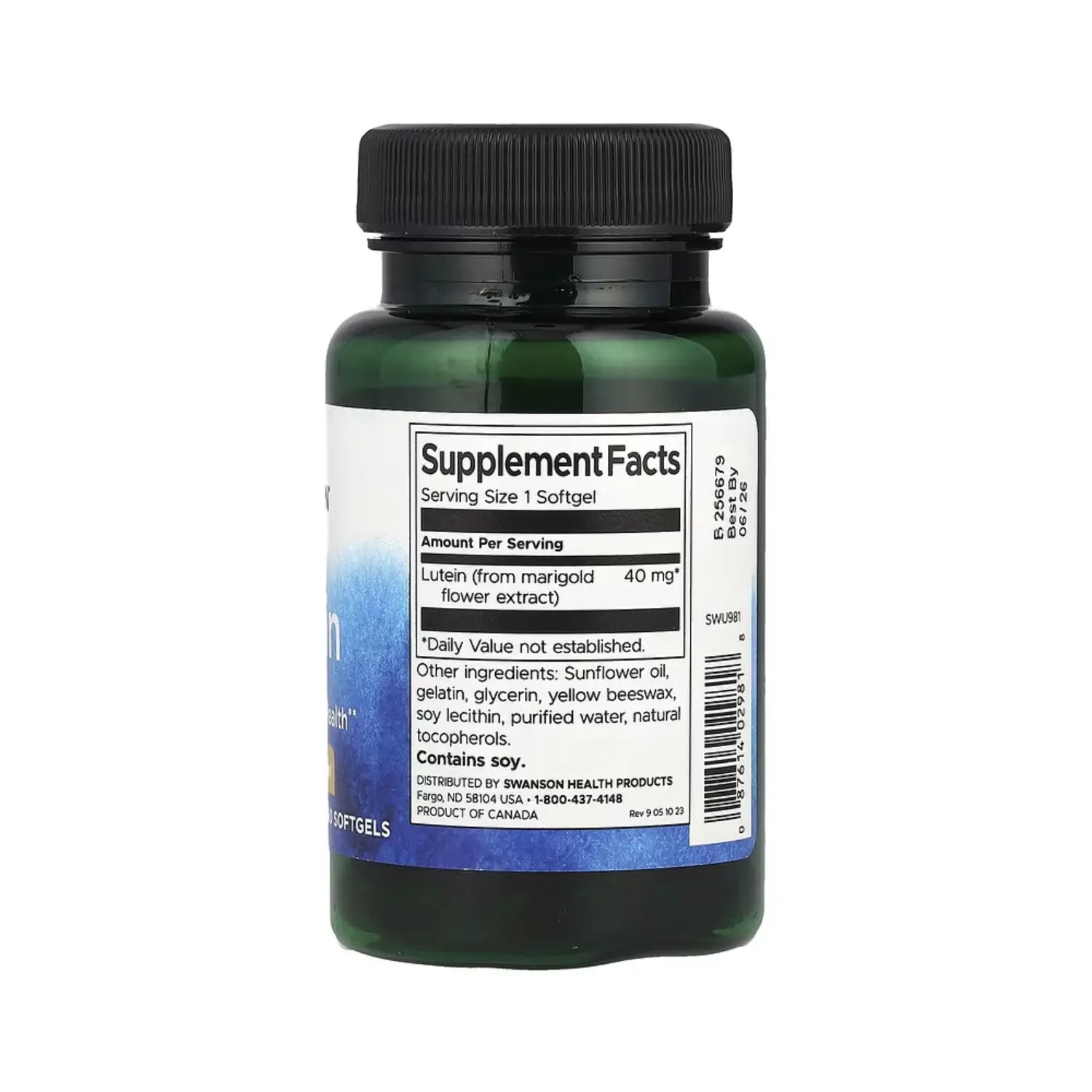 SWANSON LUTEÍNA 40 MG 60 SGELS SFN