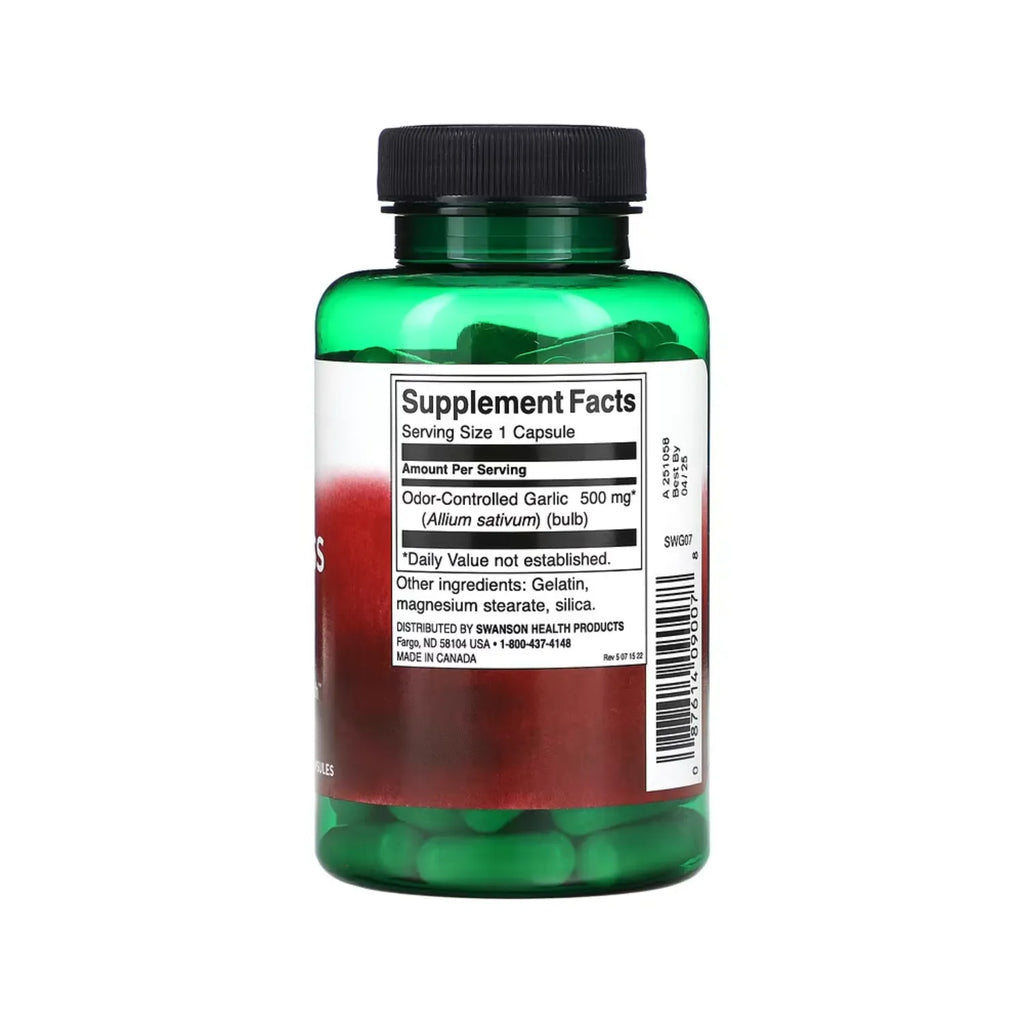 SWANSON AJO CON OLOR CONTROLADO 500 MG 100 CAPS SFN