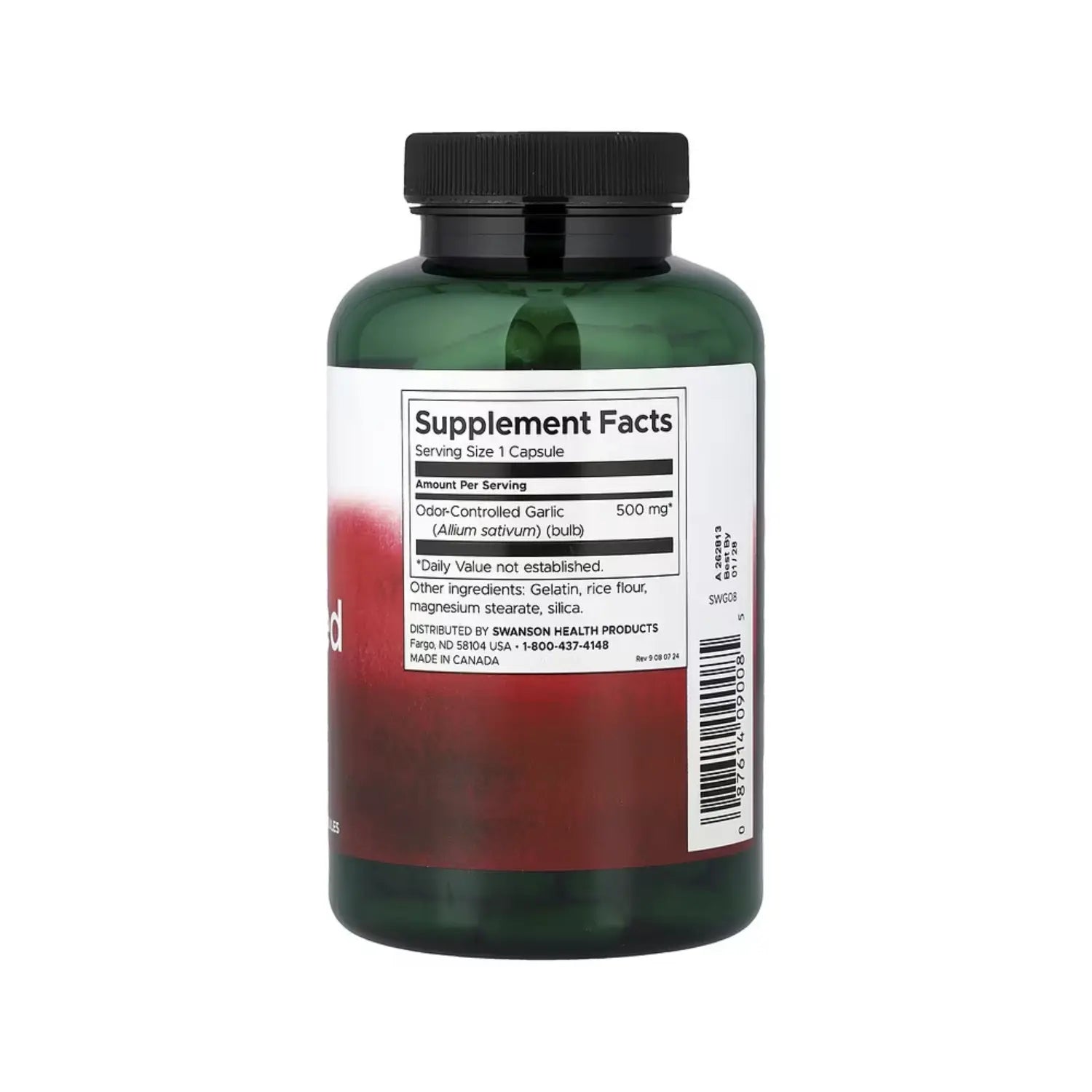SWANSON AJO CON OLOR CONTROLADO 500 MG 200 CAPS SFN