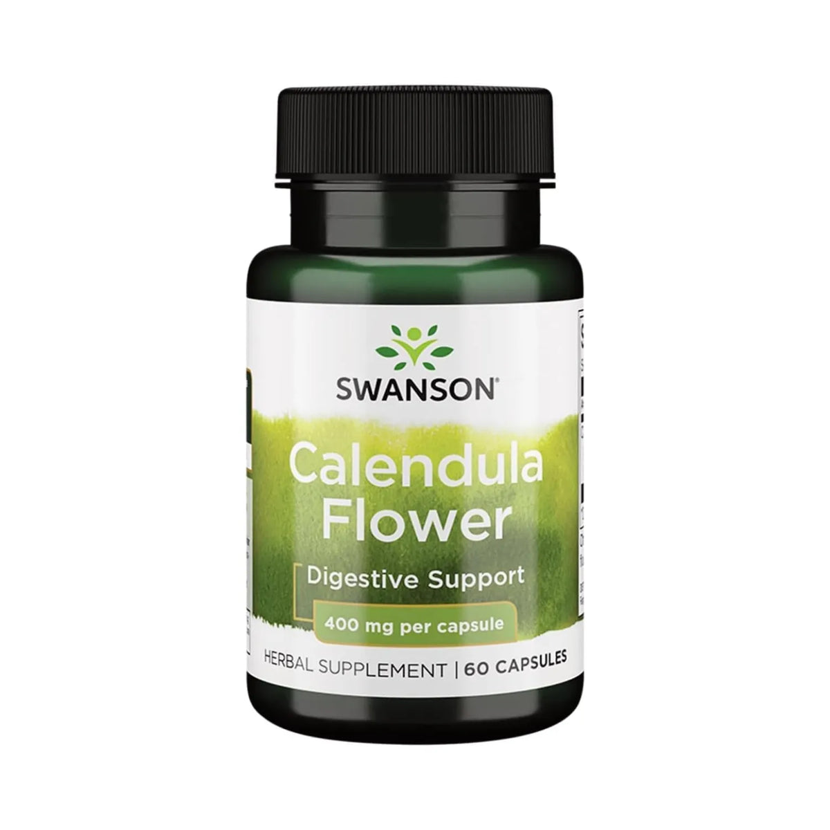 Swanson, Flor De Caléndula De Espectro Completo, Calma Y Protege El Sistema Digestivo, 60 Cápsulas De 400 Mg